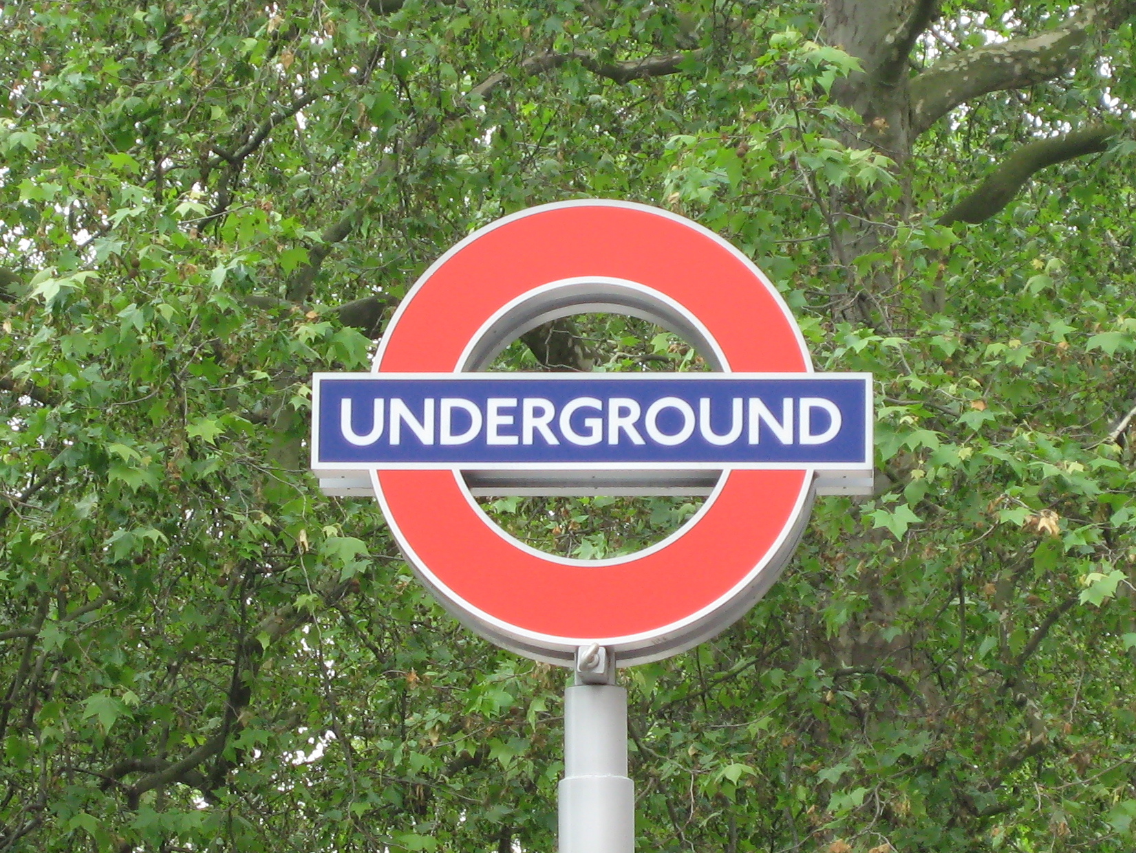 The Underground...a must for getting around London. Photo by me
