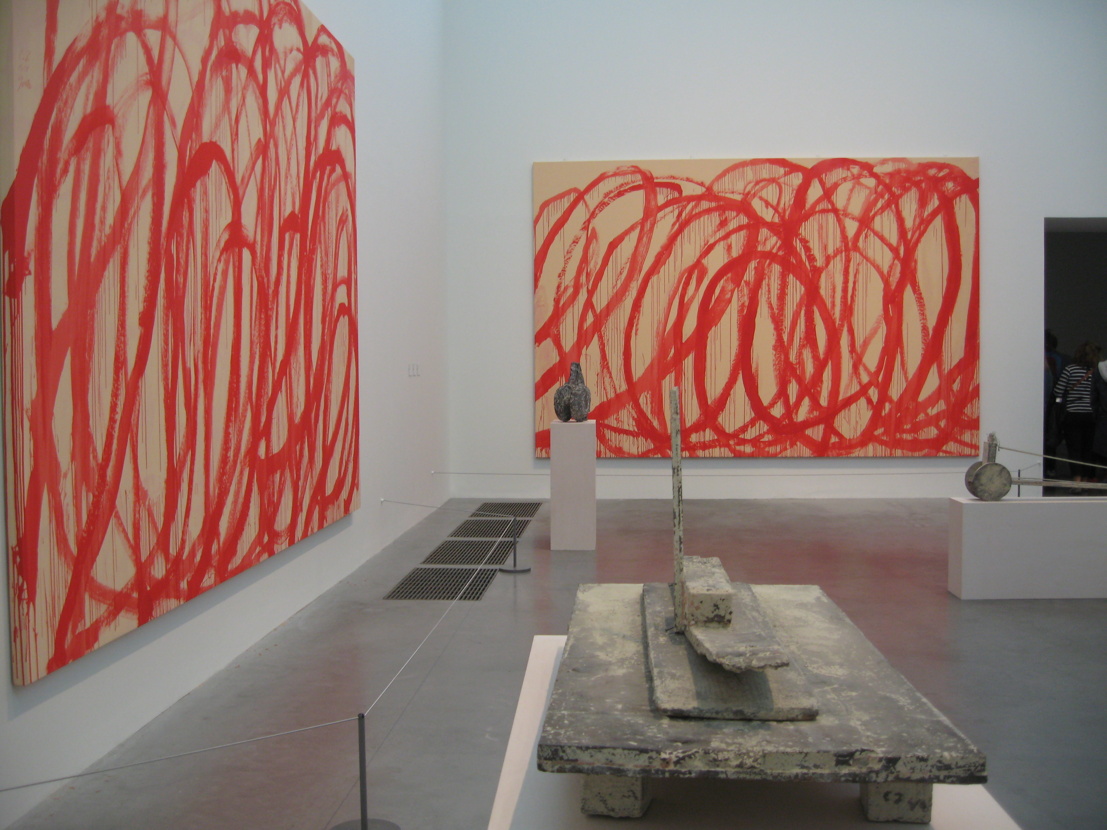 Cy Twombly at the Tate Modern in London. Photo by me.