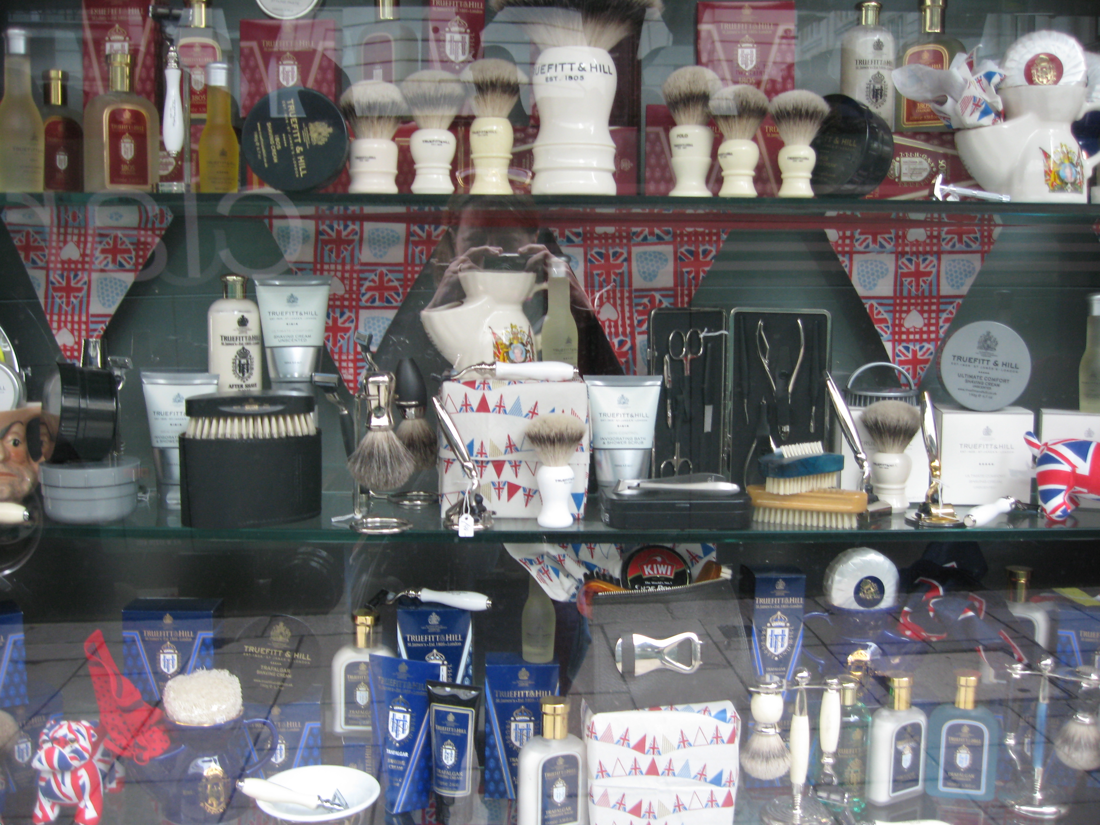 A shop windows near St. James Palace in London, photo by me