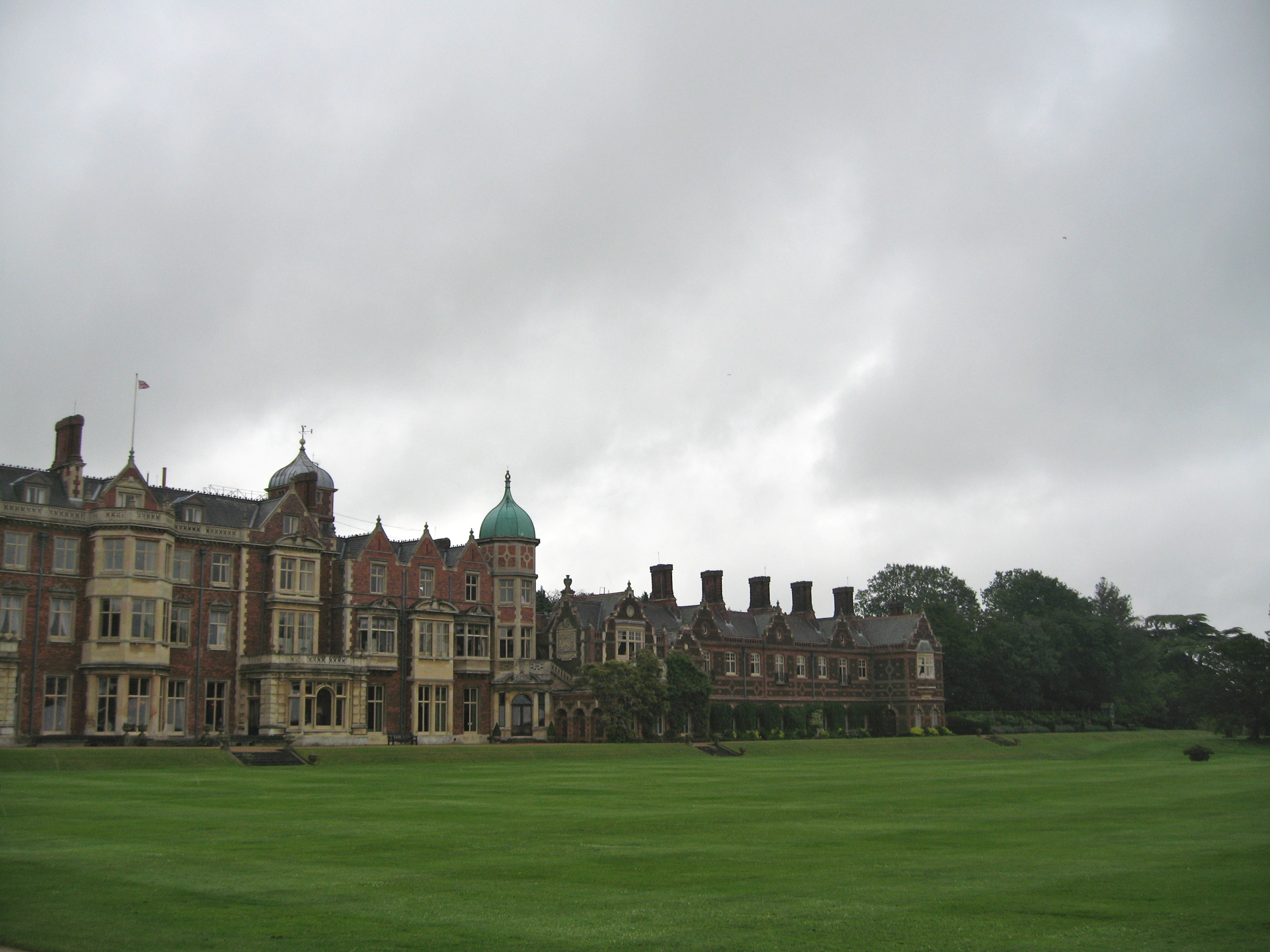 Sandringham House in June.  The grounds are as lovely as the house. Photo by me.