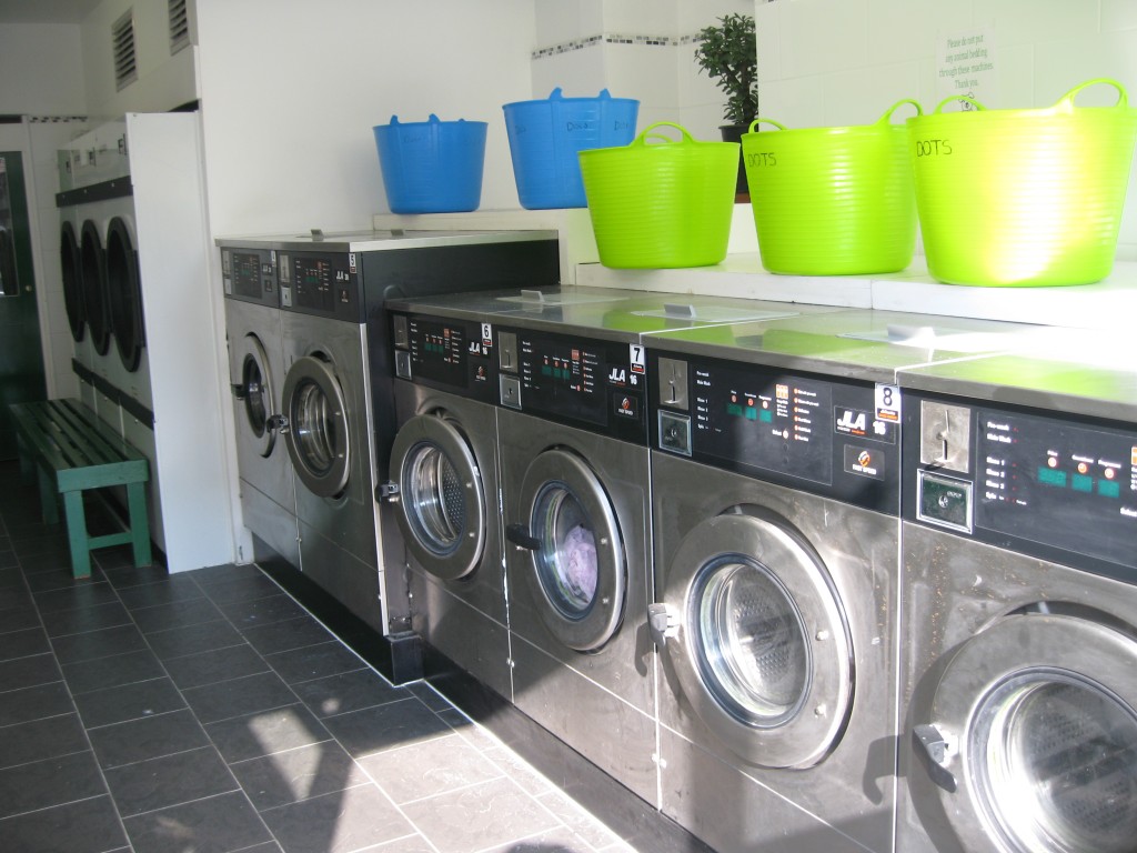 A laundrette in England