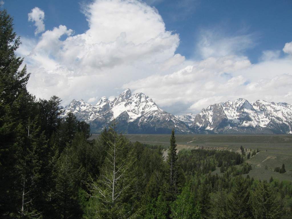 The Grand Tetons in Wyoming.